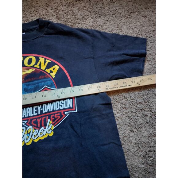 Vintage 1989 Harley Davidson Daytona Bike Week Tshirt Men's L Single Stitch - Picture 8 of 8